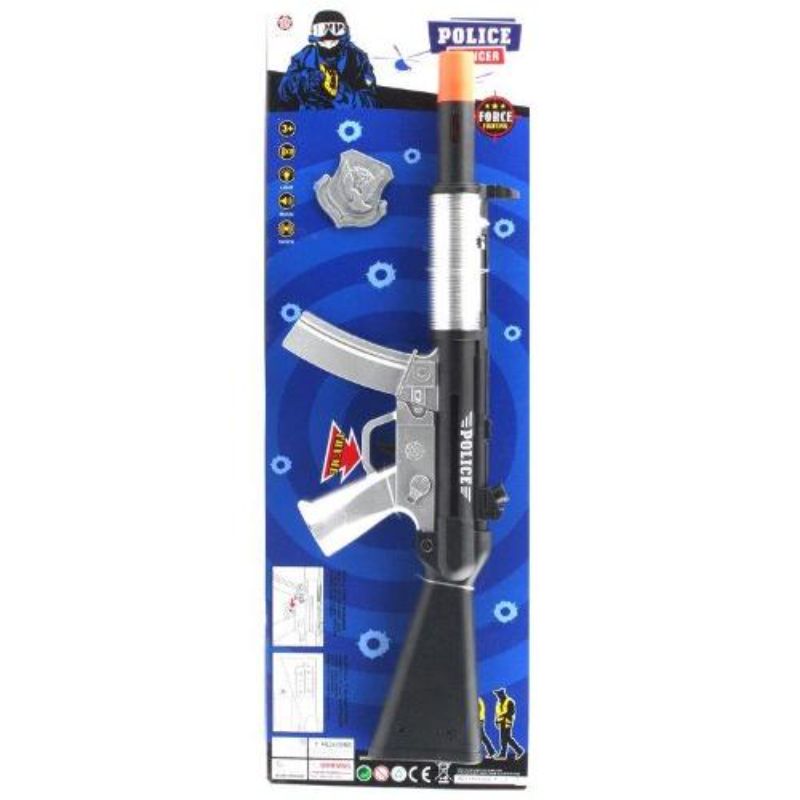 Police Gun Rifle Light & Shake - 60cm x 20cm x 4cm