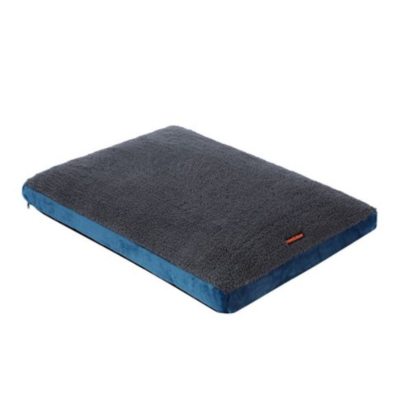 Medium Charcoal / Blue Primo Plush Mattress - 90cm x 70cm x 12cm