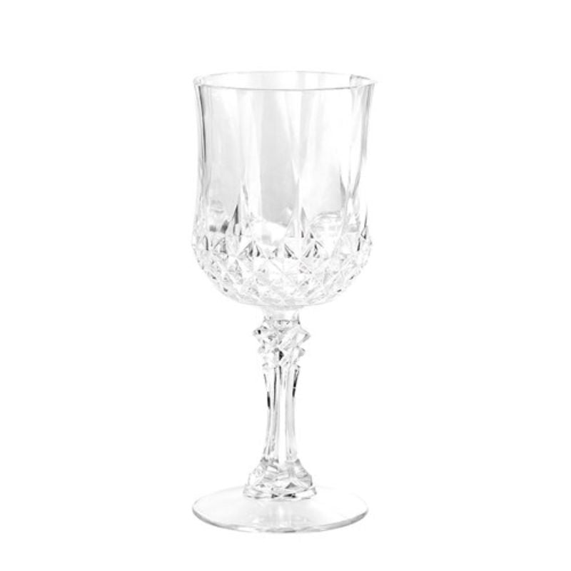 Crystal Deco Wine Glass - 220ml