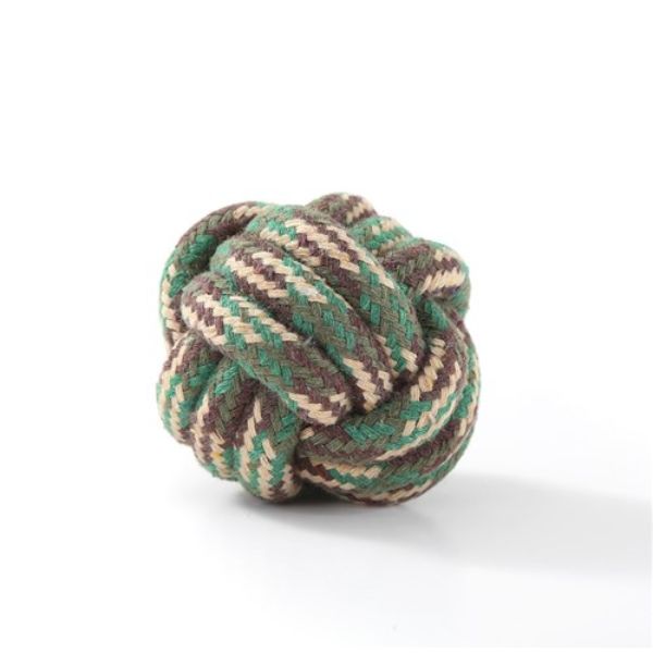 Military Knotted Rope Ball Toy - 6cm