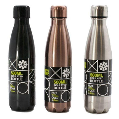 Double Wall Stainless Steel Bottle - 500ml - The Base Warehouse