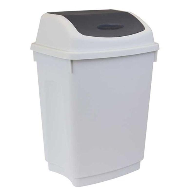 Swing Bin 12L - 23.5cm x 16.5cm x 35.5cm