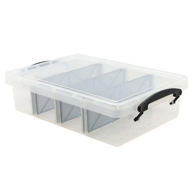 4 Section Clear Compartment Storer - 6L - The Base Warehouse