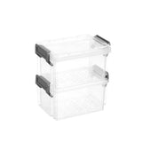 Load image into Gallery viewer, 2 Pack Clear Mini Stacker Box - 330ml
