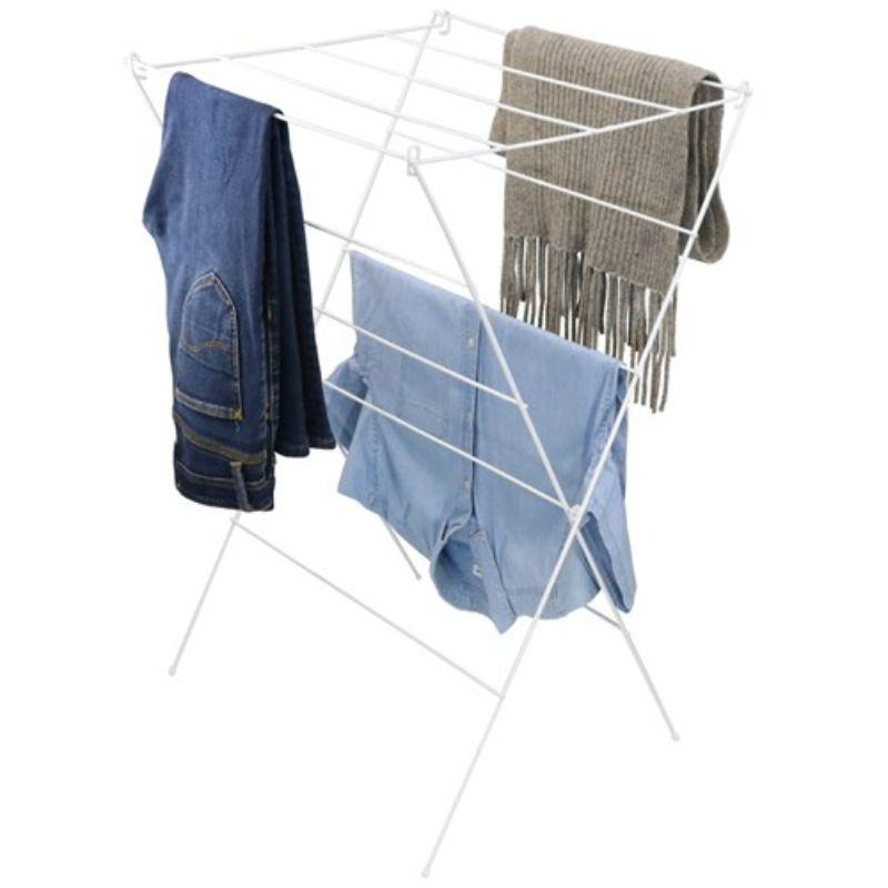 Foldable Wire Clothes Airer 12 Rails - 58.5cm x 52cm x 87cm