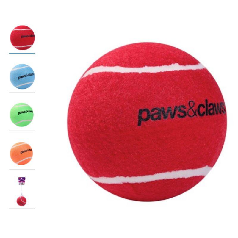 Solid Colour Jumbo Pet Tennis Ball - 10cm