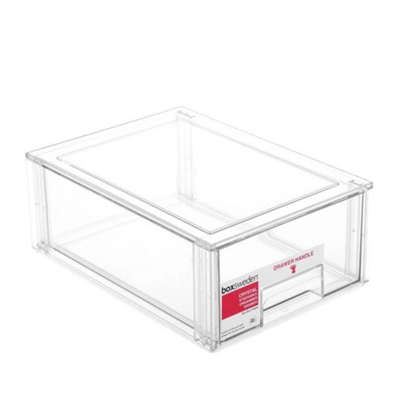 Crystal Stackable Organiser Drawer - 35cm x 25cm x 13.5cm