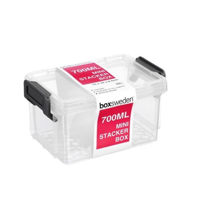 Clear Mini Stacker Box - 700ml