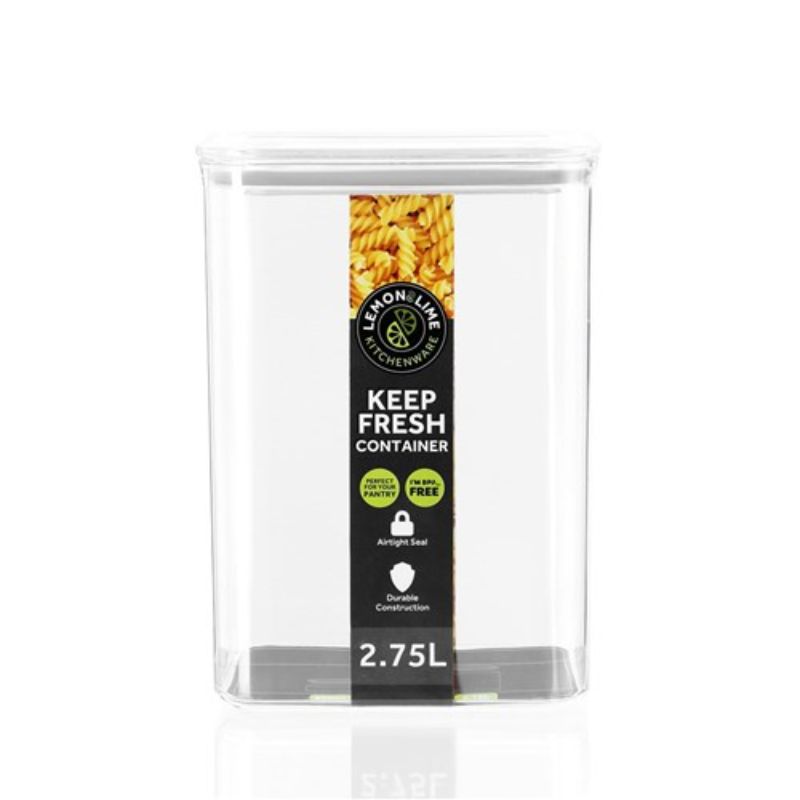 Lemon & Lime Keep Fresh Rectangular Food Storer Container - 2.75L