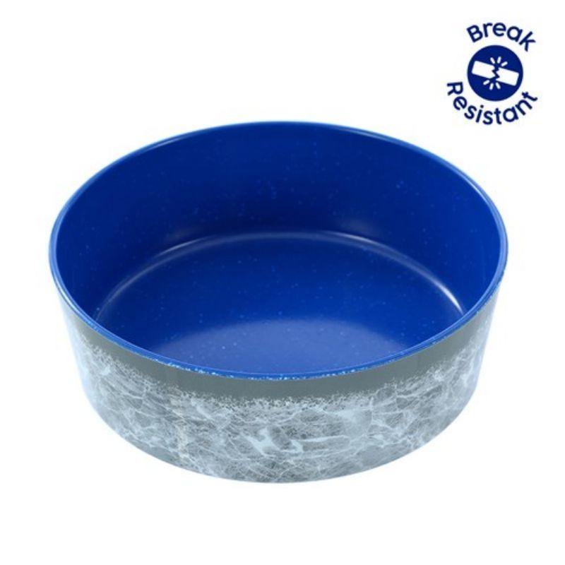 1.5L Tuff Stuff Blue Pet Bowl - 20.5cm x 6.5cm - The Base Warehouse