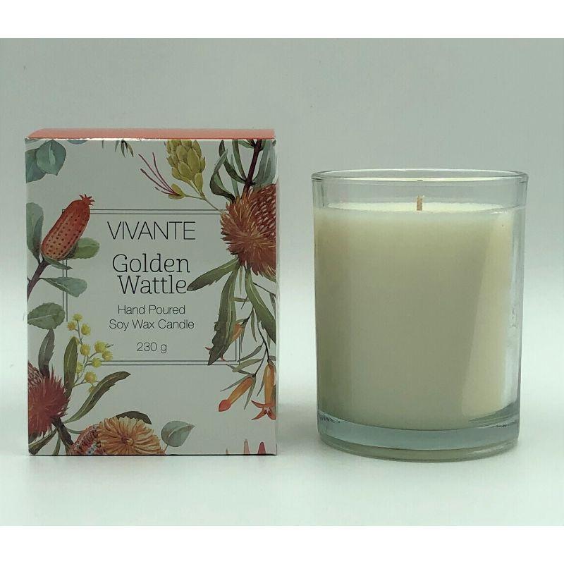 Vivante Australiana Soy Wax Candle - Golden Wattle- 230g