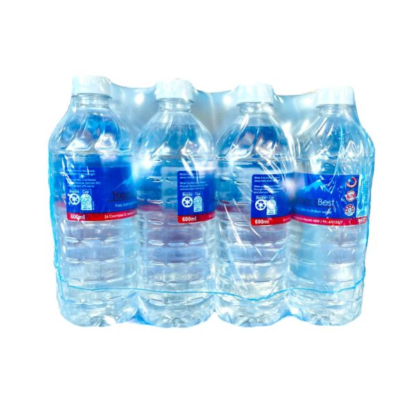 12 Pack Natures Best Bottled Water - 600ml | The Base Warehouse