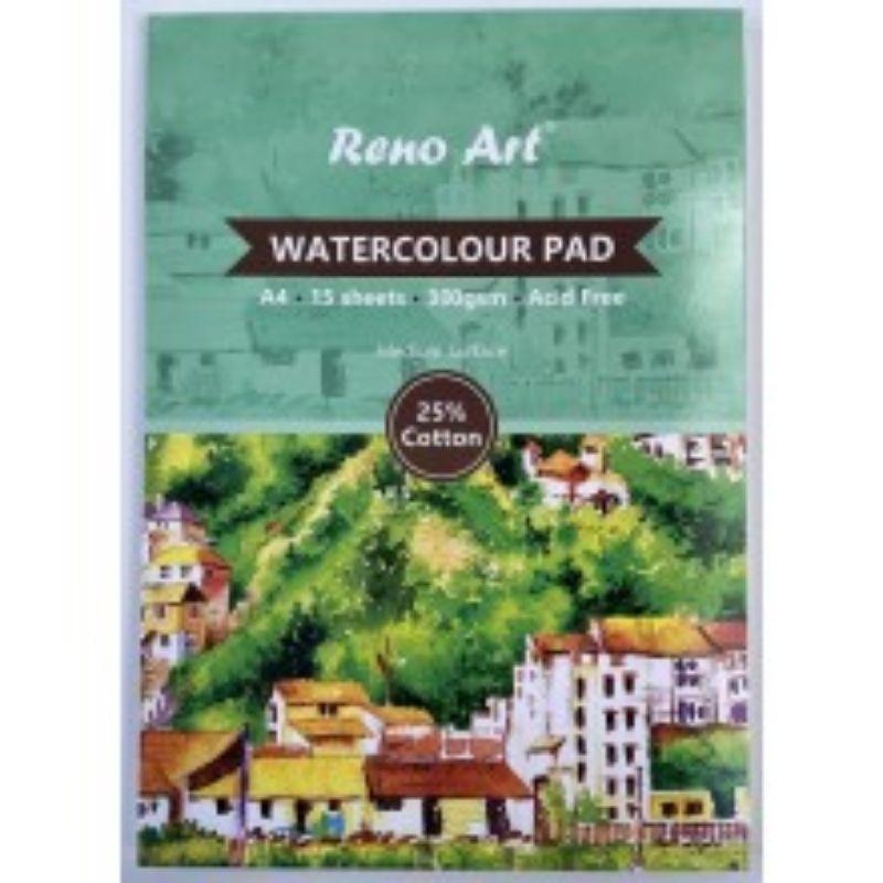 Watercolour Pad A4 300gsm - 15 Sheets
