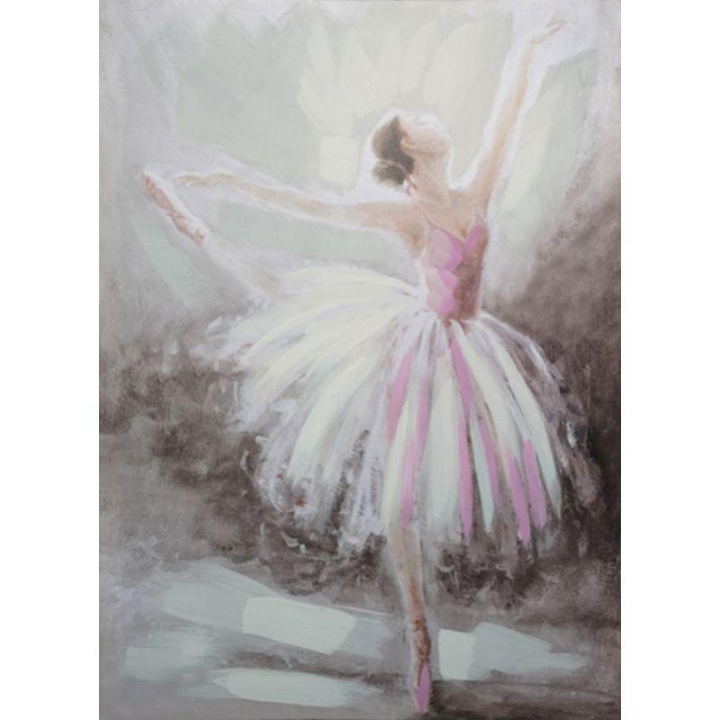 Pink Ballerina Hand Painting Picture - 50cm x 70cm