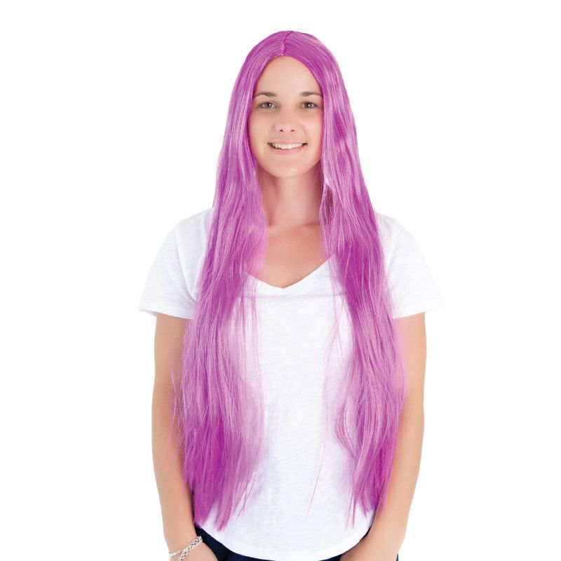 Super Long Purple Wig - 75cm