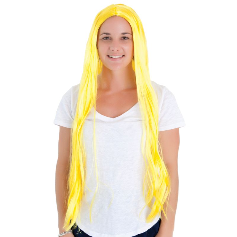 Super Long Yellow Wig - 75cm