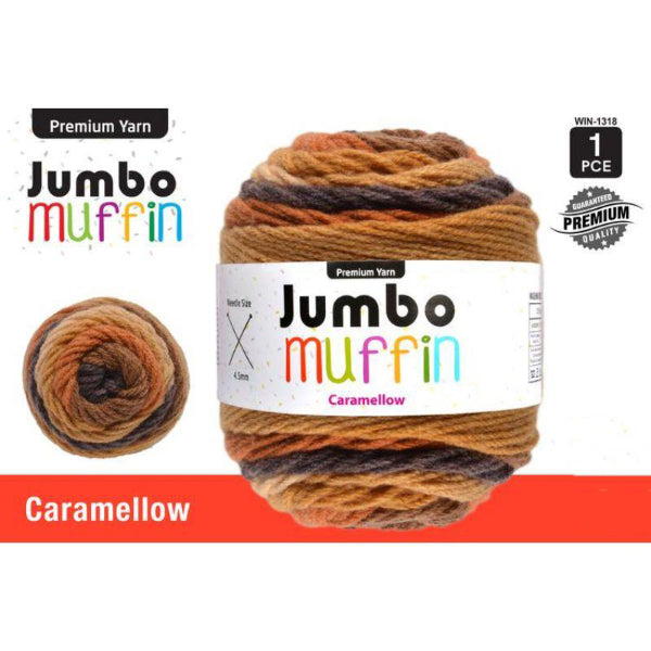 Caramellow Jumbo Muffin Yarn - 200g