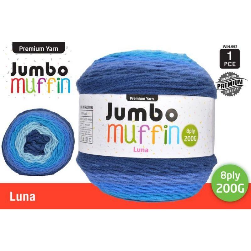 Luna Muffin Yarn 8 Ply - 200g
