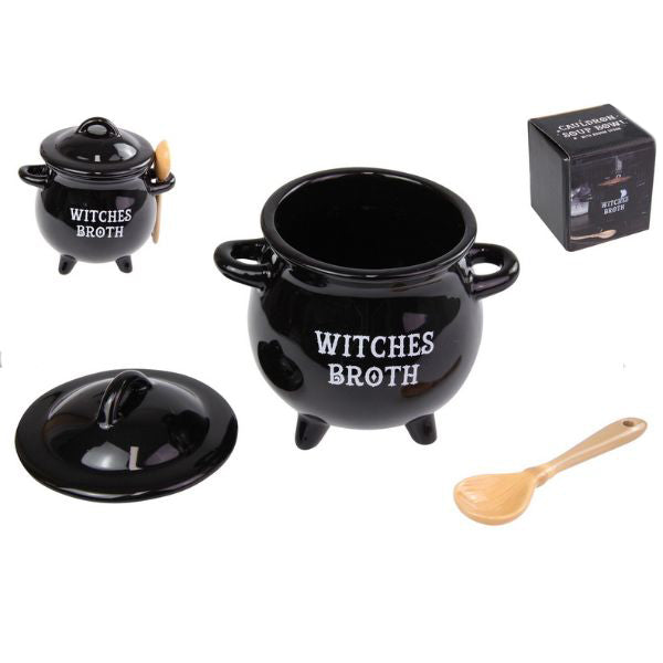 Witches Broth Cauldron Soup Bowl - 13cm