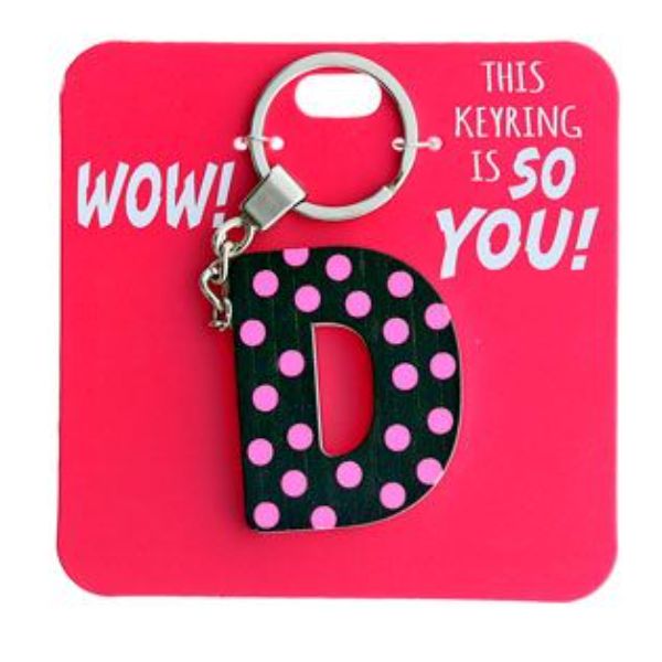 D Female Keyring