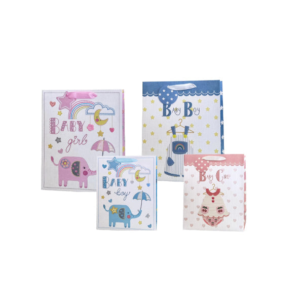 Large 3D Cute & Sweet Baby Gift Bag - 32cm x 26cm x 10cm