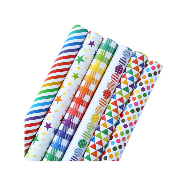 Colourful And Bright Gift Wrap - 70cm x 3m