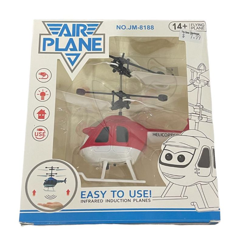 Induction Flying Aircraft Helicopter - 10cm x 15cm