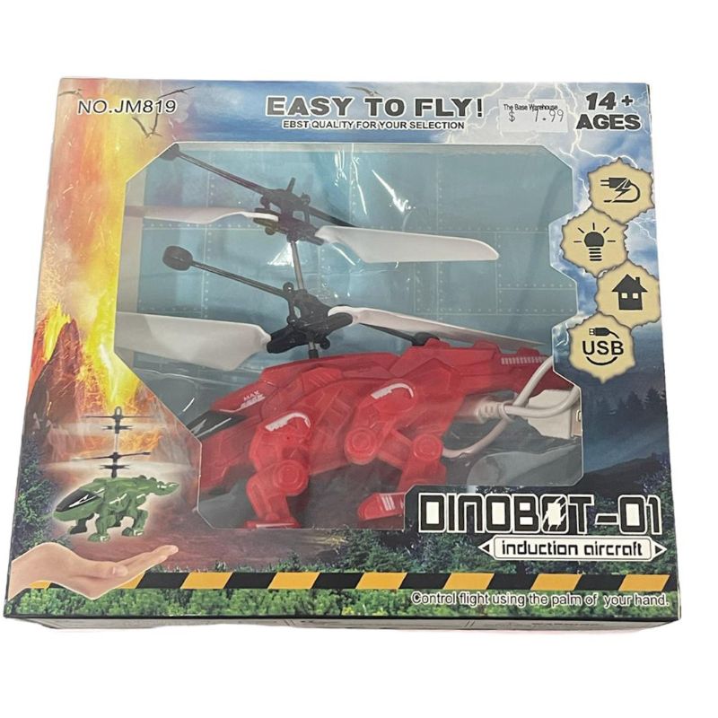 Induction Flying Aircraft Helicopter - 10cm x 15cm