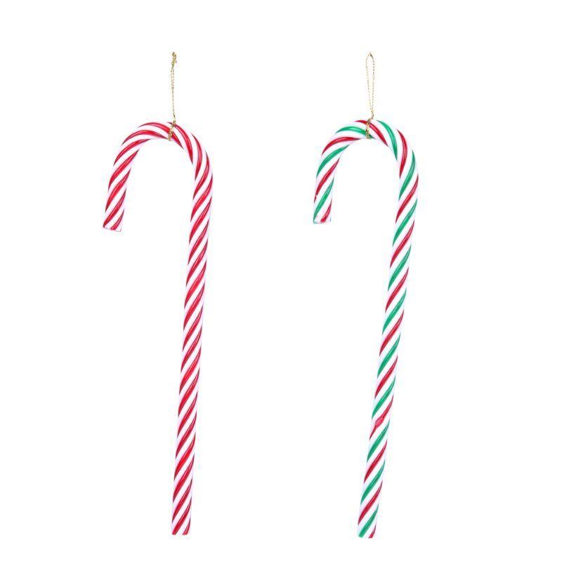 2A CANDY CANE TREE DECORATION 25.5CM