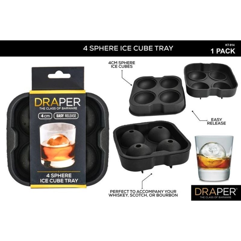 Mini Whisky Silicone Ice Ball Tray