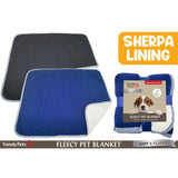 Load image into Gallery viewer, Fleecy Pet Blanket With Sherpa Lining - 80cm x 100cm
