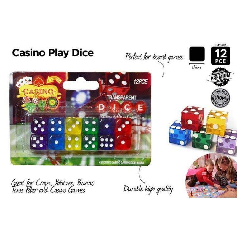 12 Pack Casino Dices
