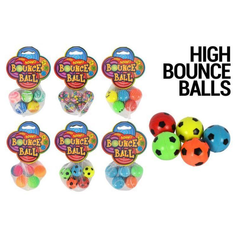 5 Piece Hi Bounce Balls - 30mm