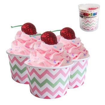 6 Pack Chevron Girl Gelati Cups - The Base Warehouse