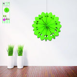 Load image into Gallery viewer, Green Paper Wheel Fan Decoration - 50cm

