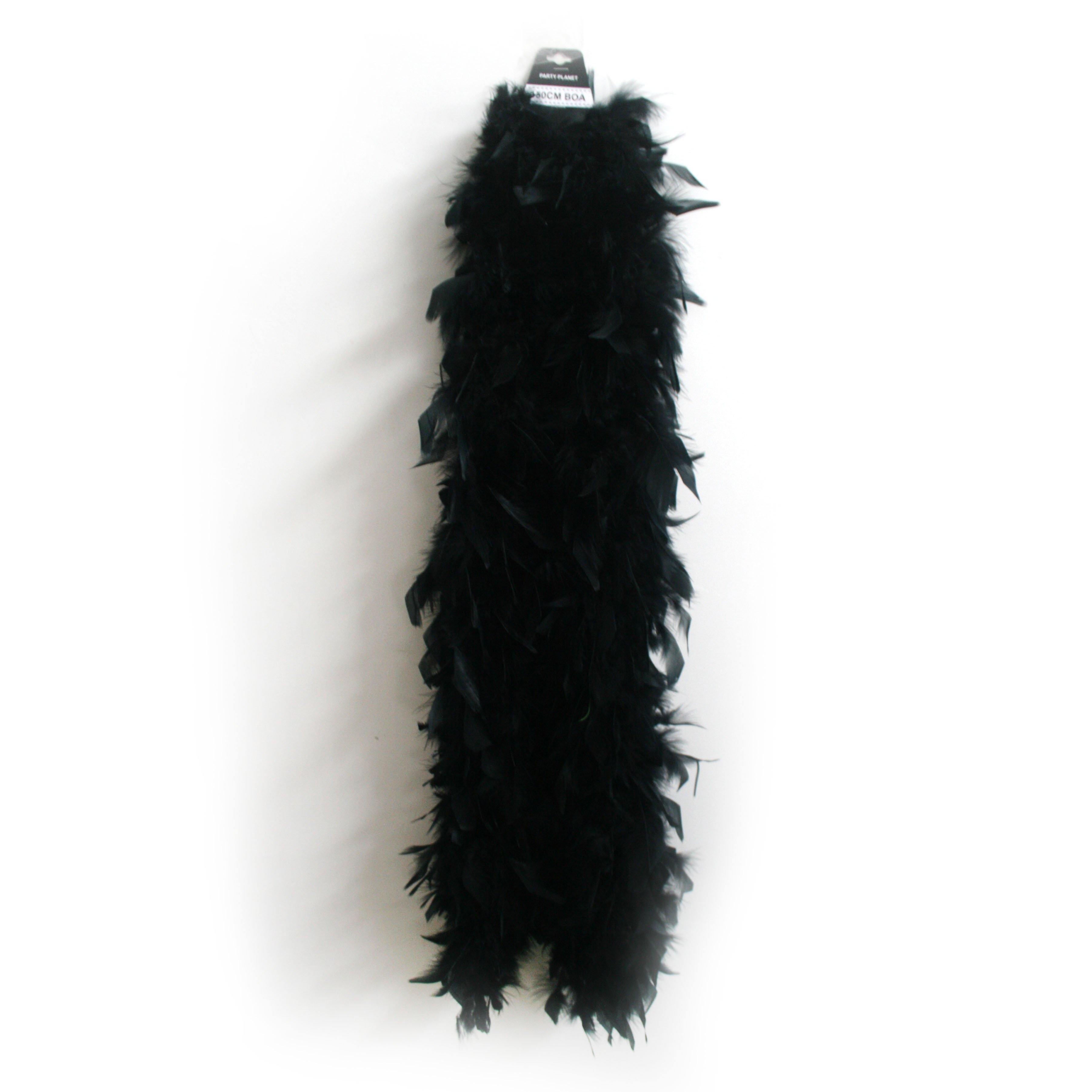 Black Feather Boa - The Base Warehouse