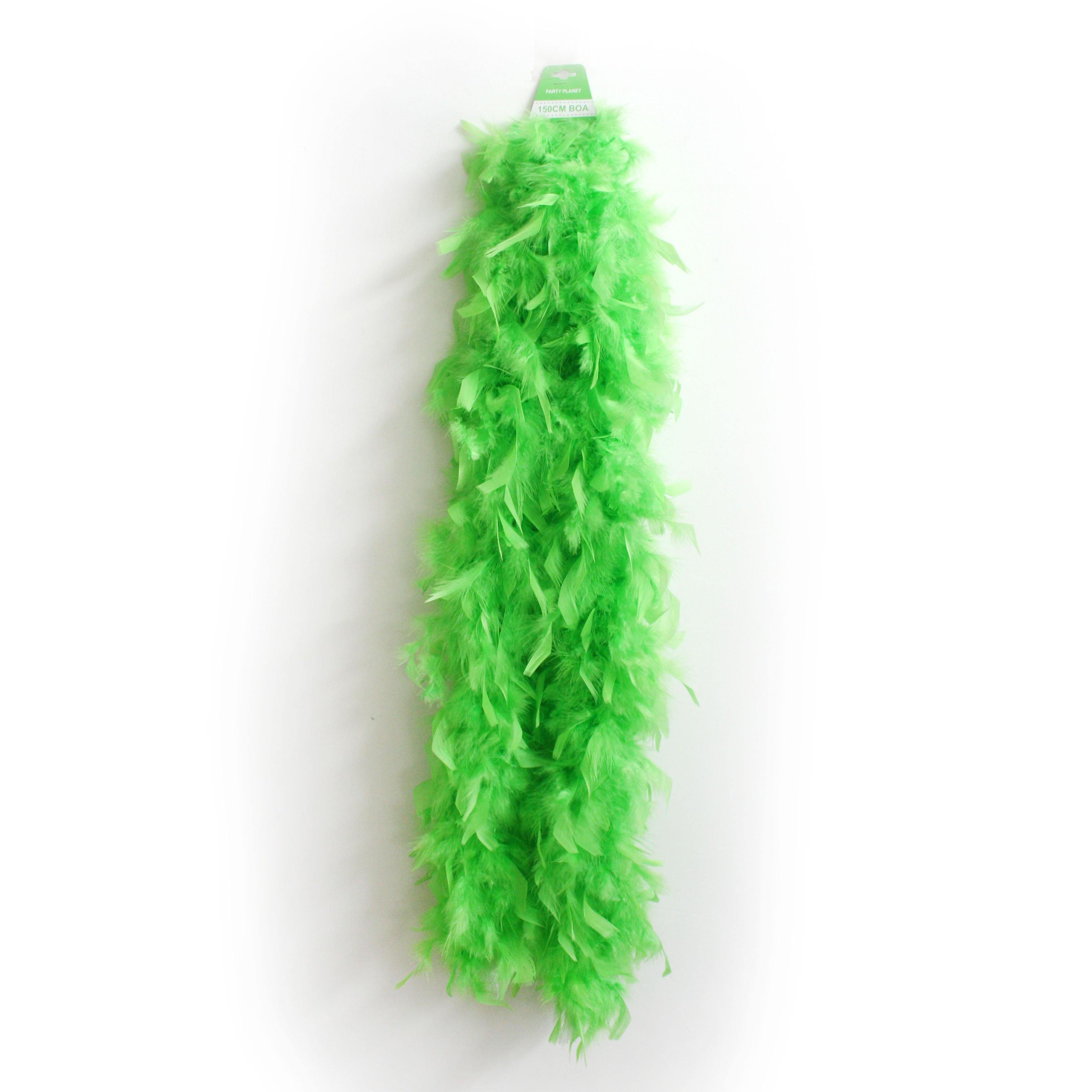 Green Feather Boa - The Base Warehouse