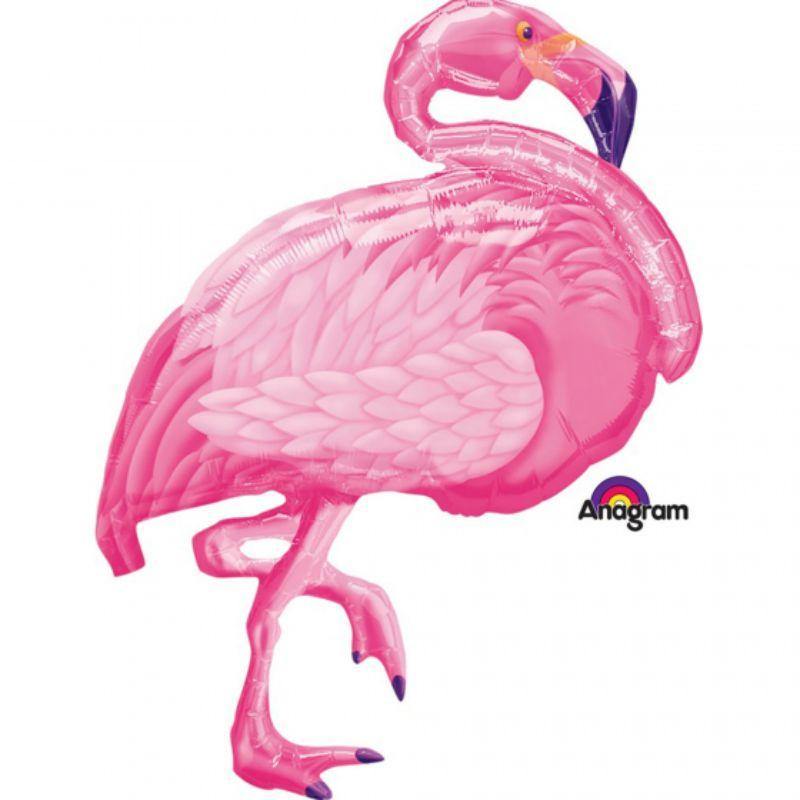 Flamingo Foil Balloon - 69cm x 89cm - The Base Warehouse