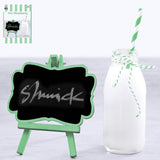 Load image into Gallery viewer, Green Mini Blackboard - 12.5cm x 15cm - The Base Warehouse
