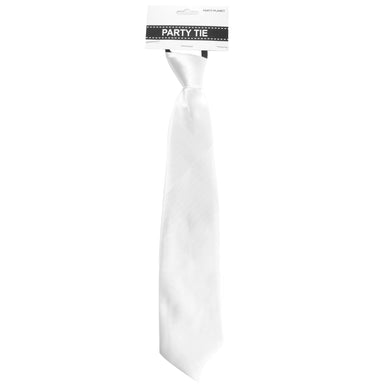 White Party Tie - The Base Warehouse