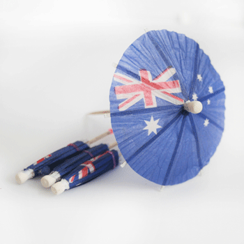 24 Pack Aussie Umbrella Pick