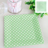 Load image into Gallery viewer, 8 Pack Green Dot Square Paper Plate - 23cm - The Base Warehouse

