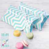 Load image into Gallery viewer, 10 Pack Teal Blue Pillow Box - The Base Warehouse
