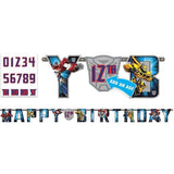 Load image into Gallery viewer, Transformers Core Jumbo Add an Age Letter Banner - 3.2m x 25cm

