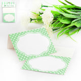 Load image into Gallery viewer, 20 Pack Green Place Cards - The Base Warehouse
