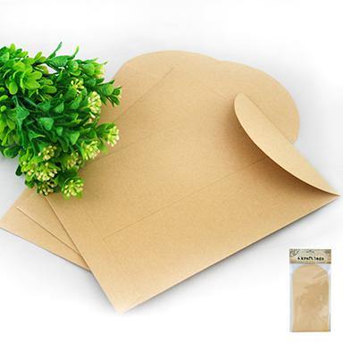 6 Pack Brown Kraft Bag - 12.7cm x 23.7cm - The Base Warehouse