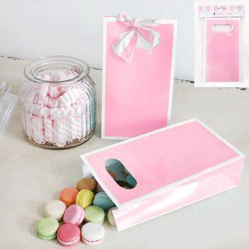 4 Pack Pink Party Bags - The Base Warehouse