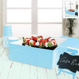 Load image into Gallery viewer, Blue Cake Box - 27cm x 27cm - The Base Warehouse
