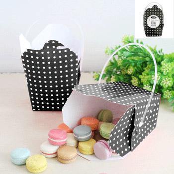 3 Pack Black Dot Party Box - The Base Warehouse