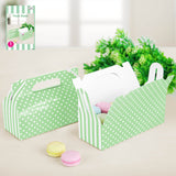 Load image into Gallery viewer, 3 Pack Green Dotty Treat Box - 13cm x 5cm x 8cm
